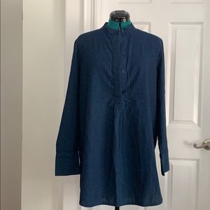 COS Long sleeve w/ mandarin collar